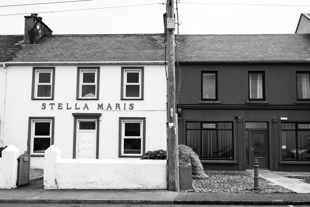 Ireland, Irlande, black and white, bw, house, kerry, maison, monochrom, monochrome, noir et blanc, oretail photography, waterville