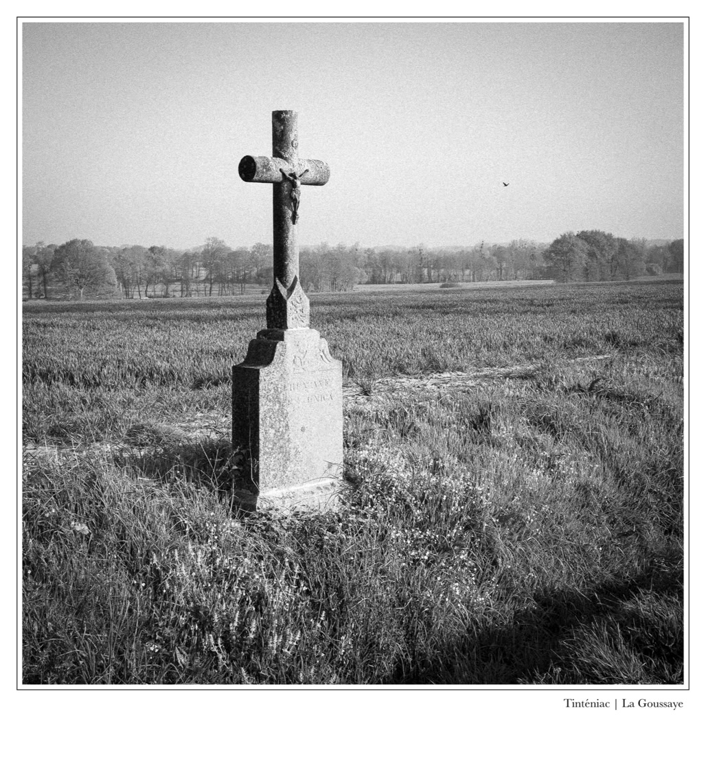 black and white, bretagne, brittany, bw, calvaire, calvary, croix, cross, monochrom, monochrome, noir et blanc