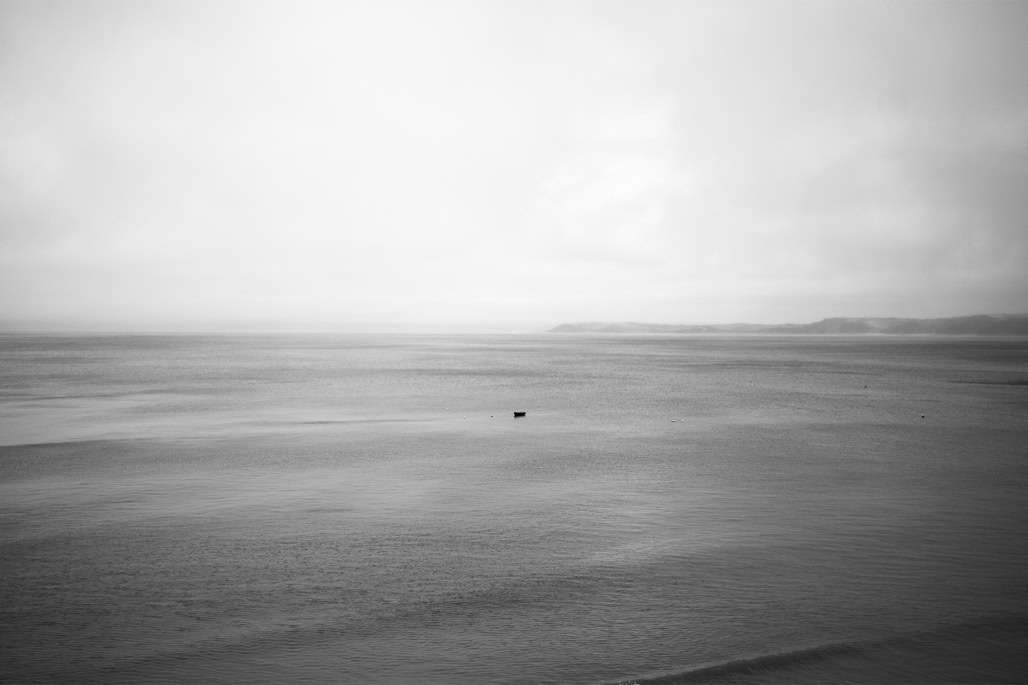UK, bateau, black and white, boat, bw, clovellu, devon, england, mer, monochrom, monochrome, noir et blanc, sea, united kingdom