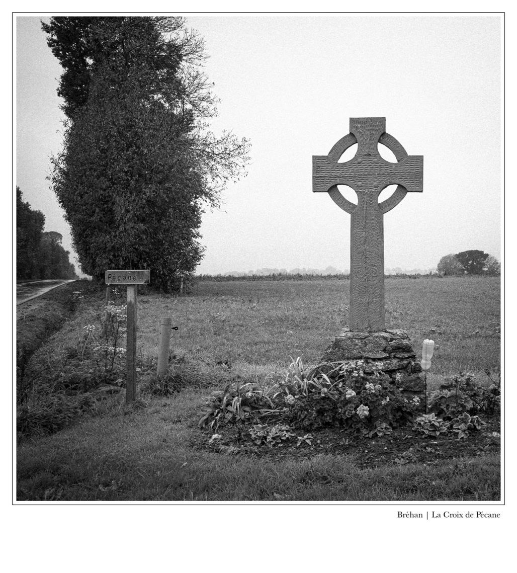 black and white, bretagne, brittany, bw, calvaire, calvary, croix, cross, monochrom, monochrome, noir et blanc