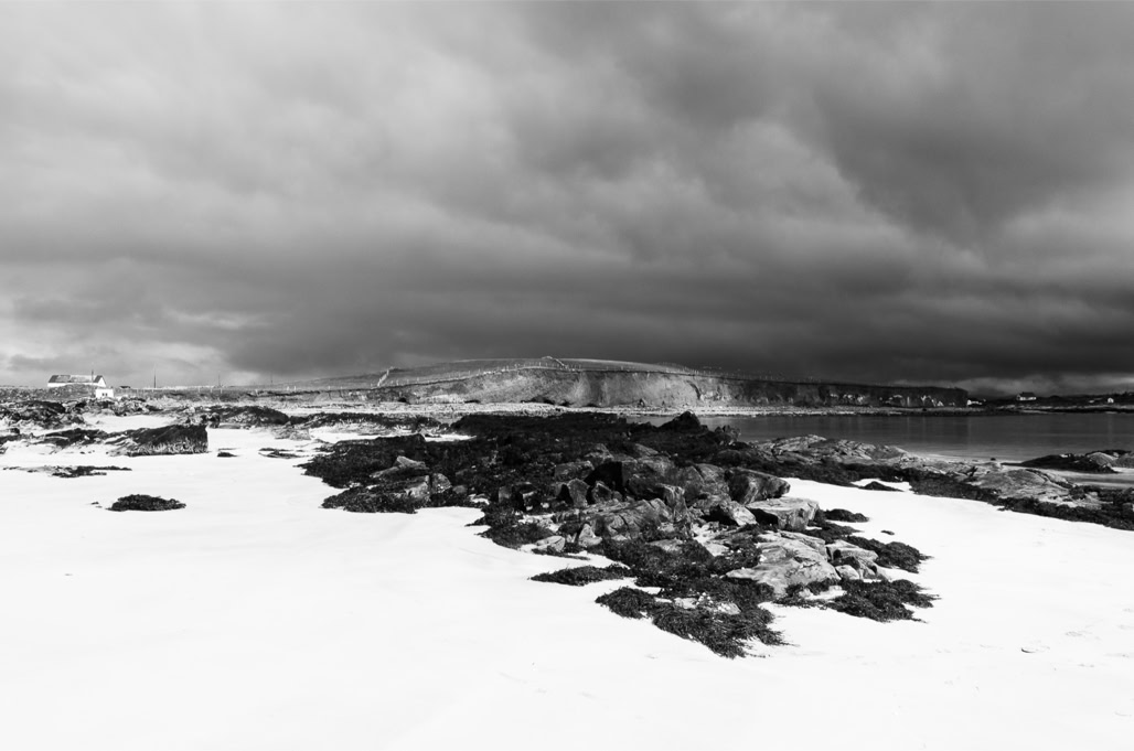 Ireland, Irlande, black and white, bw, connemara, monochrom, monochrome, noir et blanc, paysage landscape