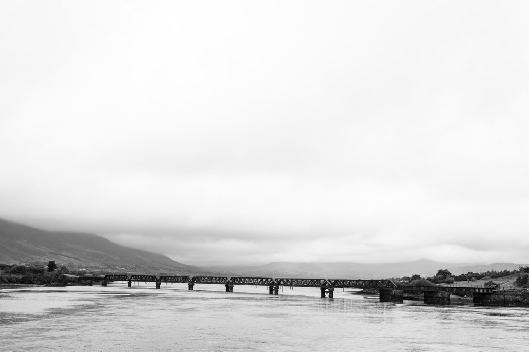 Ireland, Irlande, black and white, bridge, bw, kerry, monochrom, monochrome, noir et blanc, oretail photography, pont
