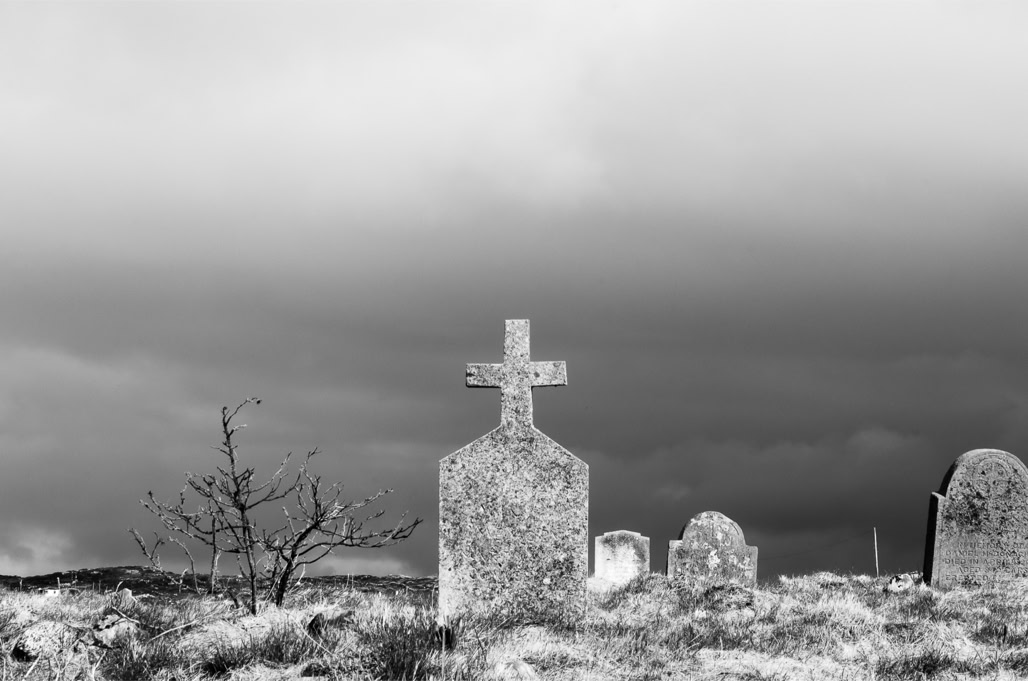 Ireland, Irlande, black and white, bw, connemara, monochrom, monochrome, noir et blanc, paysage landscape