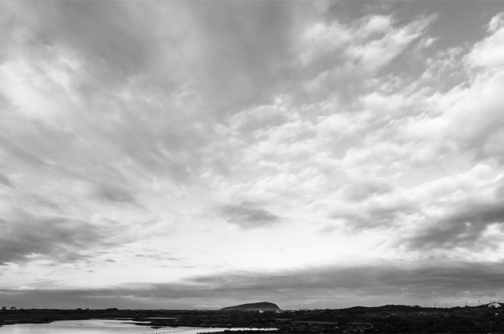 Ireland, Irlande, black and white, bw, colline, connemara, hill, monochrom, monochrome, noir et blanc, paysage landscape