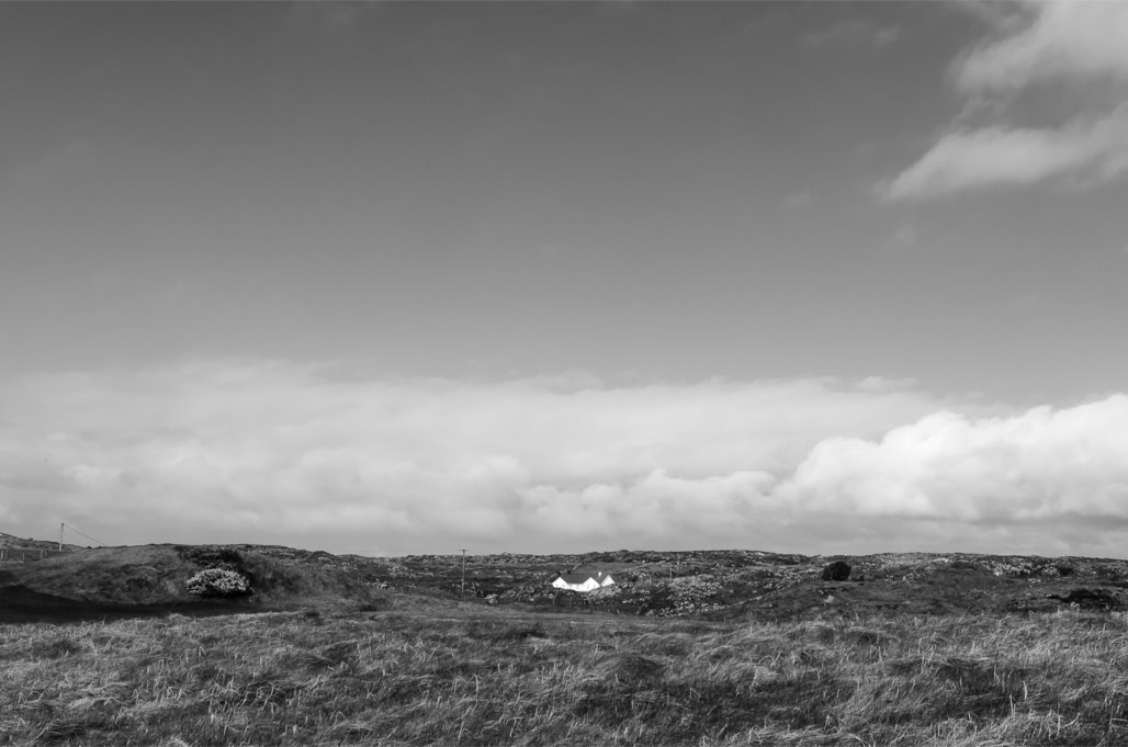 Ireland, Irlande, black and white, bw, connemara, monochrom, monochrome, noir et blanc, paysage landscape