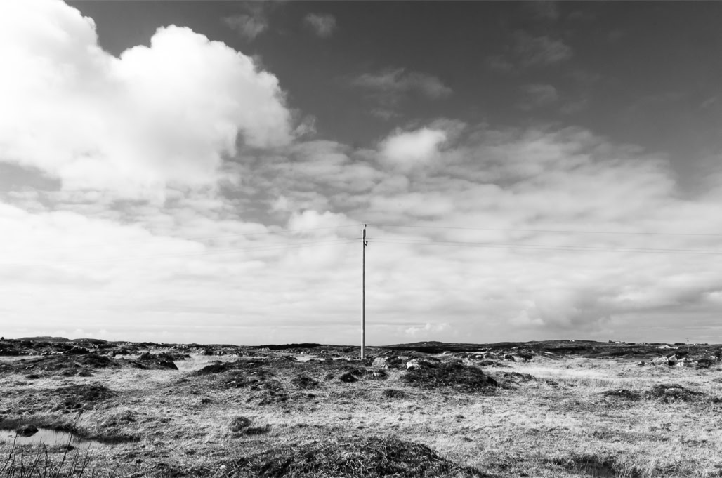 Ireland, Irlande, black and white, bw, connemara, monochrom, monochrome, noir et blanc, paysage landscape