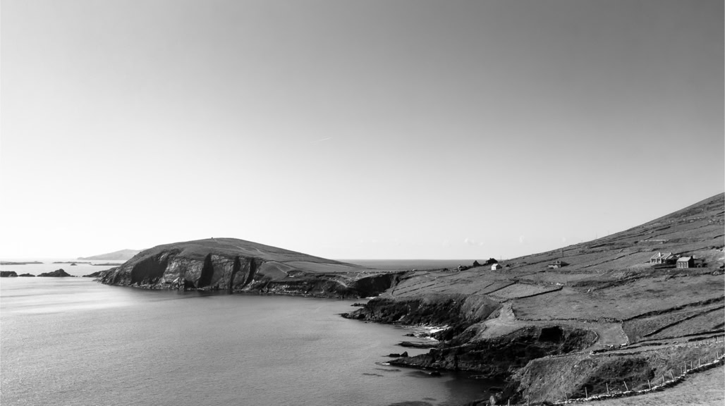 Ireland, Irlande, black and white, bw, dingle, dunmore head, monochrom, monochrome, noir et blanc, oretail photography