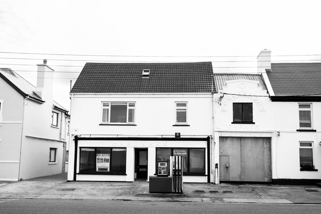 Ireland, Irlande, black and white, bw, house, kerry, maison, monochrom, monochrome, noir et blanc, oretail photography, waterville